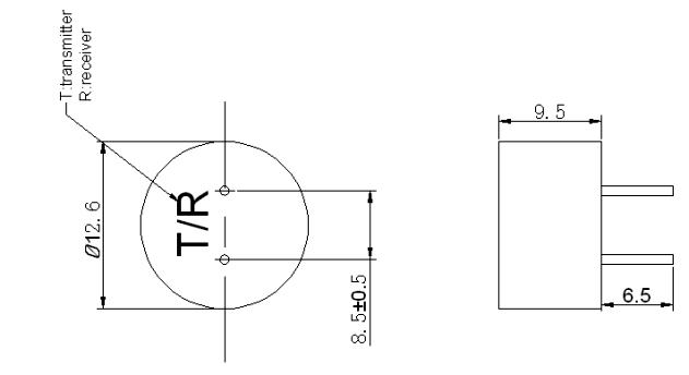 12mm 40khz piezoelectric ultrasonic transducer 