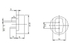 14mm 40khz waterproof reversing assitance ultrasonic sensor