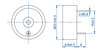 23mm*10mm DC 12V Electronic Piezo buzzer