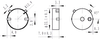 22*7mm 12V AC 100db SMD Passive Buzzer