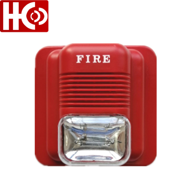 Small Size DC 24V Fire Alarm with Strobe Light 